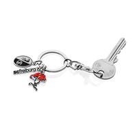 SC Freiburg Schlüsselanhänger - Charms - Anhänger, Keychain - Plus Lesezeichen Wir lieben Fußball