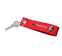 SC Freiburg Schlüsselanhänger - Filz rot - Anhänger Keychain - Plus Lesezeichen Wir lieben Fußball