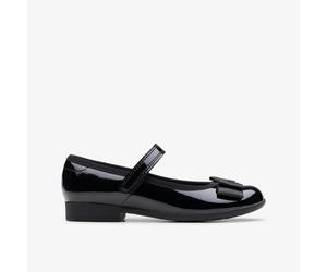 Scala Tap K Schwarze Lackschuhe