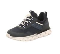 Scarbella Damen-Slipper Blau-Weiß 39