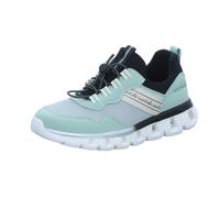 Scarbella Damen-Sneaker-Slipper Grün-Schwarz-Weiß 40