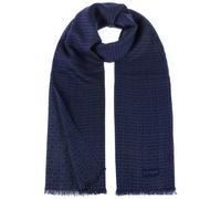 Scarf Wool Basket Weave by Stetson blau-grau One Size