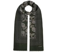 Scarf Wool Paisley Print by Stetson oliv One Size