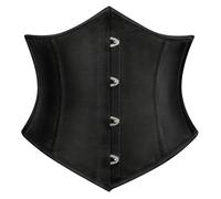 SCARLET DARKNESS Damen Ren Faire Corset Belt Halloween Karneval Mittelalter Miedergürtel Schwarz 44