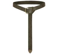 SCARLET DARKNESS Mittelalter Ledergürtel Renaissance Zubehör Piraten Wikinger Gürtel, Olivgrün, Einheitsgröße