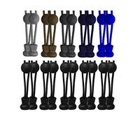 scarlet sport | Schnürsenkel »Premium«, 10 Paar Flex-Schnürsenkel, elastisch, mit Schnellverschluss & Schnellschnürsystem, passend für jeden Schuh, perfekter Halt, Menge: 20 Stück je 120 cm