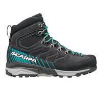 Scarpa - Trekking-Schuhe GORE-TEX - Mescalito Trek GTX Wmn Dark Anthracite Tropical für Damen aus Leder - Größe 40.5 - schwarz schwarz 40.5