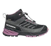 Scarpa Kids Rush Mid S Kid GTX Grau-Lila - Gore-Tex wasserdichte atmungsaktive Kinder Wanderschuhe, Größe EU 33 - Farb