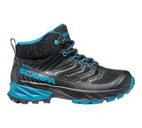 Scarpa Kids Rush Mid Gtx® Black - Ottanio, Größe EU 29 - Gore-Tex® Hiking- & Approachschuh, Farbe Schwarz