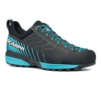 Scarpa M Mescalito GTX Grau - Gore-Tex Wasserdichter Leichter Herren Zustiegsschuh, Größe EU 42 - Farbe Shark - Azure
