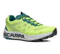 Scarpa M Spin Planet Grün - Leistungsstarker nachhaltiger Herren Trailrunningschuh, Größe EU 43 - Farbe Sunny Green - Pe