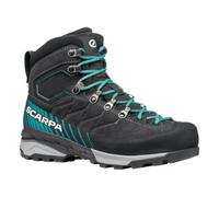 Scarpa - Trekking-Schuhe GORE-TEX - Mescalito Trek GTX Wmn Dark Anthracite Tropical für Damen aus Leder - Größe 40.5 - schwarz schwarz 40.5