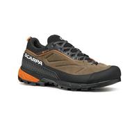 Scarpa Rapid XT GTX wasserdichte Zustiegsschuhe Herren mit Vibramsohle und Wildleder Obermaterial | Klettersteigschuhe | Wanderhalbschuhe Caribou - Rust orange EU 41,5