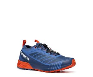 Scarpa Ribelle Run GTX Herren Laufschuh Trail - 33071G-M-0982 Blue/SpicyOrange 43,5