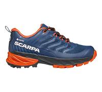 Scarpa Rush Kid GTX, Trailrunning-Schuhe für Kinder, Blue-Fiesta Gore-tex Free-Dome Kid,