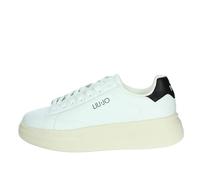 Scarpa uomo Liu-Jo sneakers Big 01 in pelle bianco/ nero US24LJ03 7B4027PX474S1005 44
