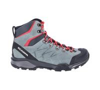 damen wanderschuh scarpa zg trek gore tex grau blau 40