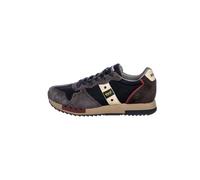Scarpe Blauer sneaker Queens in suede dark brown/ tessuto blue navy U24BU10 F3QUEENS01 44