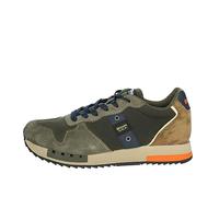 Scarpe Blauer sneaker Queens in suede/ tessuto military/ brown U24BU06 F3QUEENS01 44