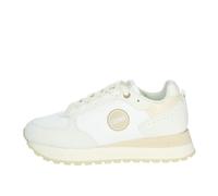 Scarpe donna Colmar sneaker Travis Authentic high outsole 050 suede/ mesh white/ beige DS24CO01 41