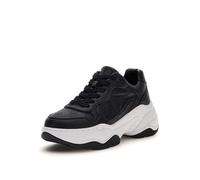 Scarpe donna Guess sneaker zeppa Hapyy embossed black DS25GU33 FLPHAPFAL12 39