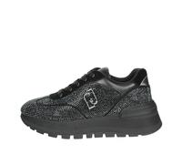 Scarpe donna Liu-Jo Amazing 23 sneaker pelle/ microfiber strass black D25LJ24 BF4053 TX288 39