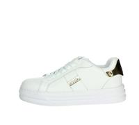 Scarpe donna Liu-Jo sneaker Cleo 29 calf leather/ lamina ted white/ light gold DS24LJ17 BA4017 PX179 37