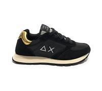 Scarpe Sun68 sneaker Girl's Ally gold suede/ nylon nero Z23SU12 Z42402T 38