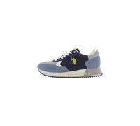 Scarpe U.S. Polo Sneaker Running Cleef 006M aus Wildleder/Tessuto Dunkelblau/Grau, US24UP31 44