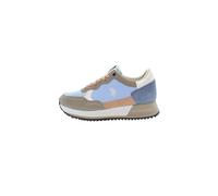 Scarpe US Polo Donna sneaker Sacha002 in suede/ textile light blu/ beige DS24UP09 38