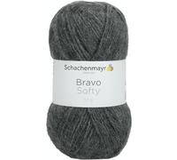 Schachenmayr 9807589-08319 Handstrickgarne, 100% Polyacryl, Mittelgrau meliert, onesize
