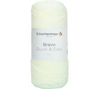 Schachenmayr Bravo Quick&Easy, 9807590-08224, Farbe: Weiß, 100g, Handstrickgarne