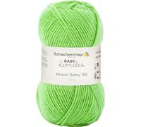Schachenmayr Baby Smiles Bravo Baby 185 9801212-01072 apfelgrün Handstrickgarn, Häkelgarn, Babygarn, 6 x 12 x 6 cm