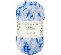 Schachenmayr Baby Smiles Lenja Soft 9807560-00082 blau spot Handstrickgarn, Häkelgarn, Babygarn, 14 x 6 x 6 cm