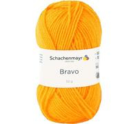 Schachenmayr Bravo 9801211-08279 neonorange Handstrickgarn, Häkelgarn