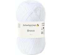 Schachenmayr Bravo 9801211-08295 hellgraumeliert Handstrickgarn, Häkelgarn