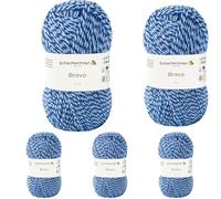 Schachenmayr Bravo 9801211-08377 nostalgie Handstrickgarn, Häkelgarn (Packung mit 5)