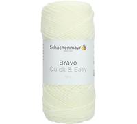 Schachenmayr Bravo Quick&Easy, 9807590-08200, Farbe: Ecru, 100g, Handstrickgarne
