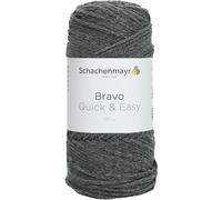 Schachenmayr Bravo Quick&Easy, 9807590-08319, Farbe: Mittelgrau meliert, 100g, Handstrickgarne