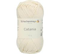 Schachenmayr Catania 9801210-00130 creme Handstrickgarn, Häkelgarn, Baumwolle