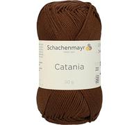 Schachenmayr Catania 9801210-00157 marone Handstrickgarn, Häkelgarn, Baumwolle