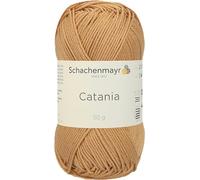 Schachenmayr Catania 9801210-00179 camel Handstrickgarn, Häkelgarn, Baumwolle
