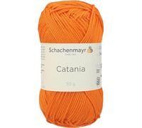 Schachenmayr Catania 9801210-00281 orange Handstrickgarn, Häkelgarn, Baumwolle