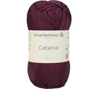 Schachenmayr Catania 9801210-00394 burgund Handstrickgarn, Häkelgarn, Baumwolle