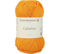 Schachenmayr Catania 9801210-00411 mango Handstrickgarn, Häkelgarn, Baumwolle