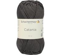 Schachenmayr Catania 9801210-00415 zartbitter Handstrickgarn, Häkelgarn, Baumwolle, 11,5 x 5,2 x 6 cm