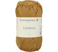 Schachenmayr Handstrickgarne Catania, 50g Curry, 11,5 x 5,2 x 6 cm, 9801210-00431