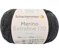 Schachenmayr Merino Extrafine 170 - 98 - Anthrazit Meliert