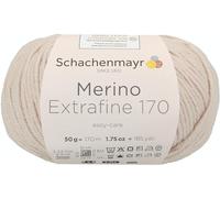 Schachenmayr Handstrickgarne Merino Extrafine 170, 50G Leinen, 9807551-00003, onesize