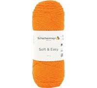 Schachenmayr Handstrickgarne Soft & Easy, 100G Mandarine, 20 x 7 x 7 cm, 9807353-00029